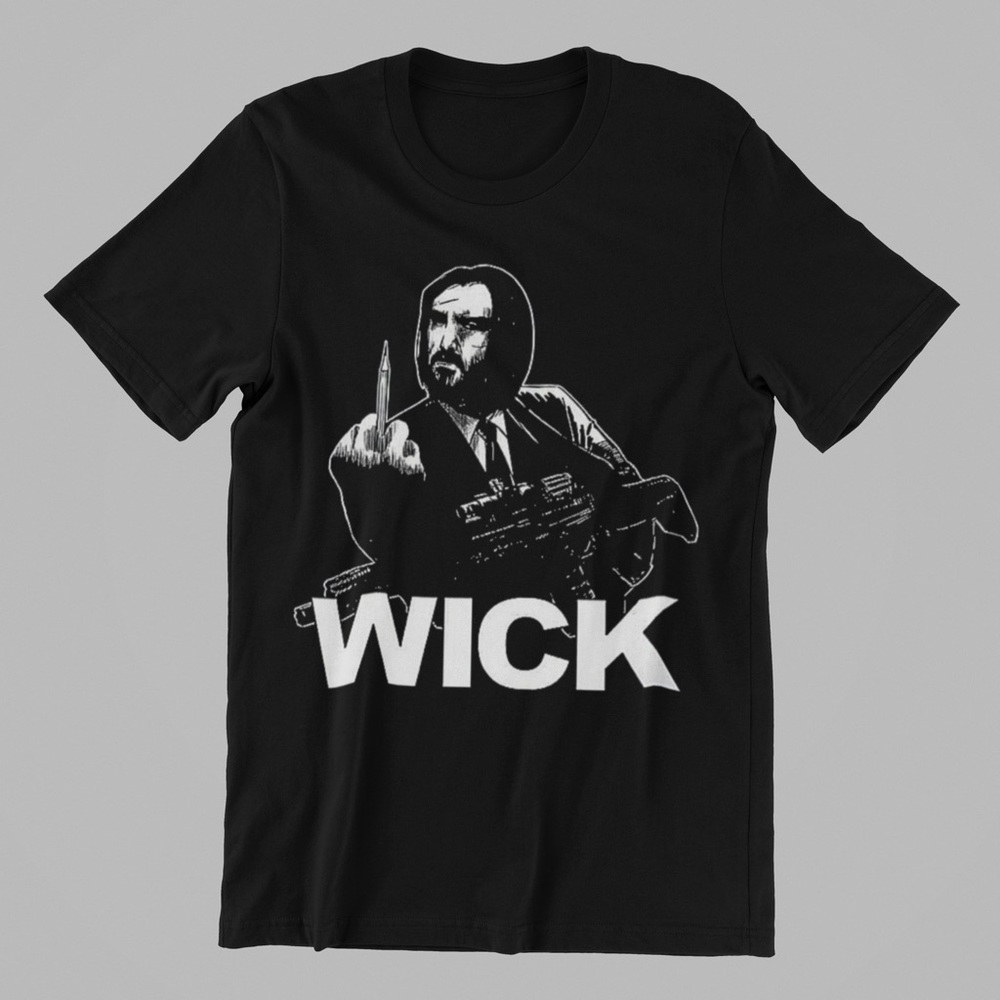 WICK YOU MENS ACTION MOVIE STAR MUSIC MASHUP QUALITY SHIRT